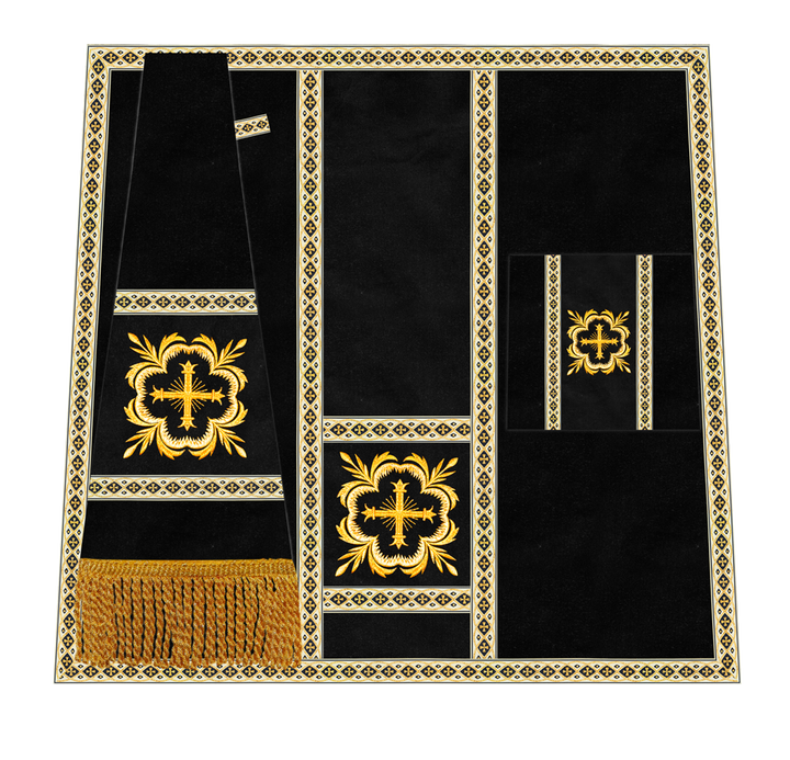 Liturgical Mass set with Cross