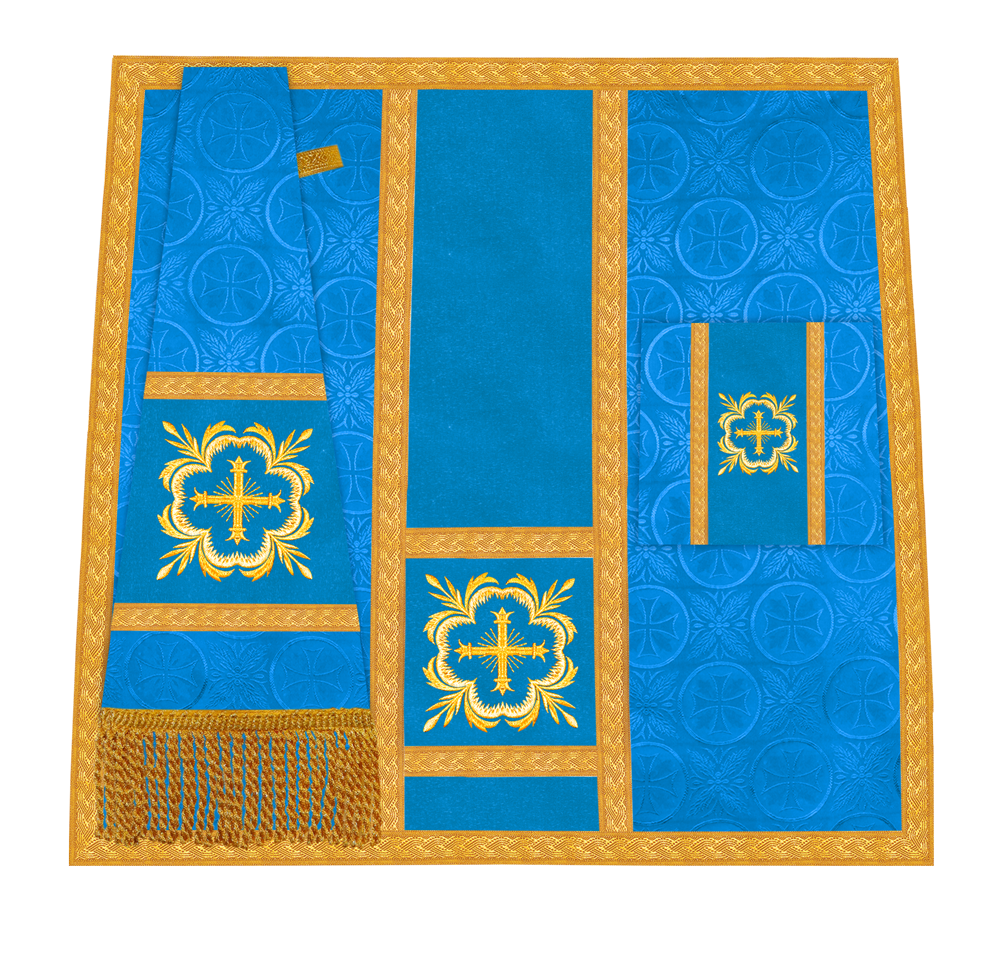 Handcrafted Altar Mass Set with Embroidered Motif