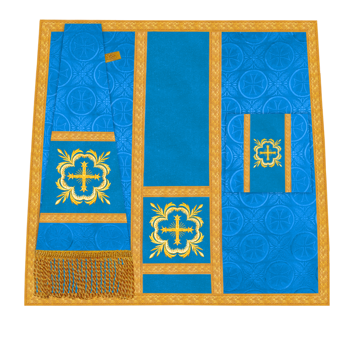 Handcrafted Altar Mass Set with Embroidered Motif