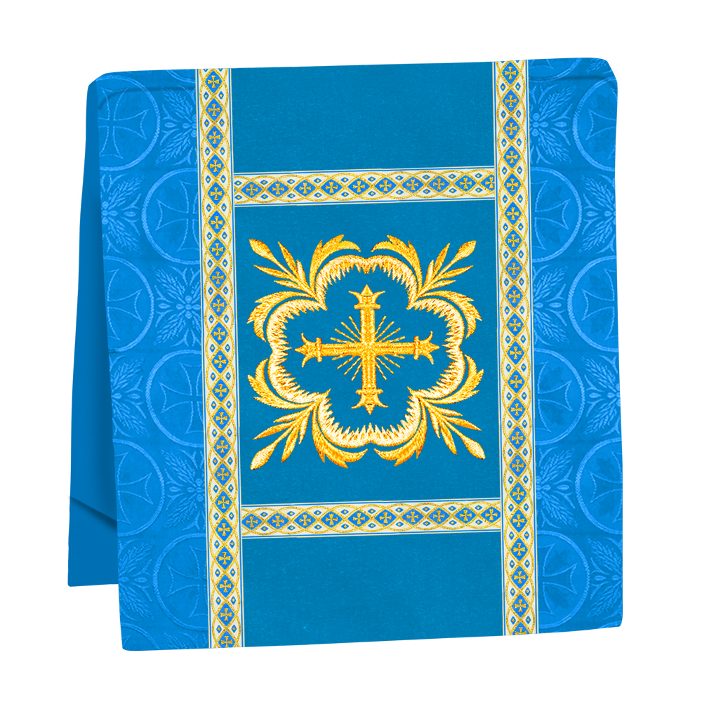 Traditional Altar Mass Set with  Embroidered Motifs