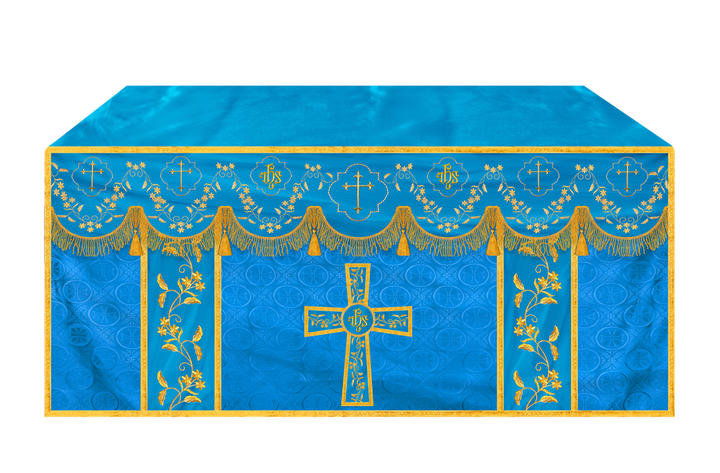 Altar Cloth with Fine Embroidery and Spiritual Motif