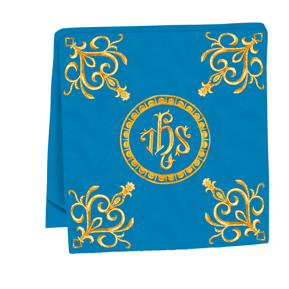 Elegant Altar Cloth with Intricate Orphrey Embroidery & Motif