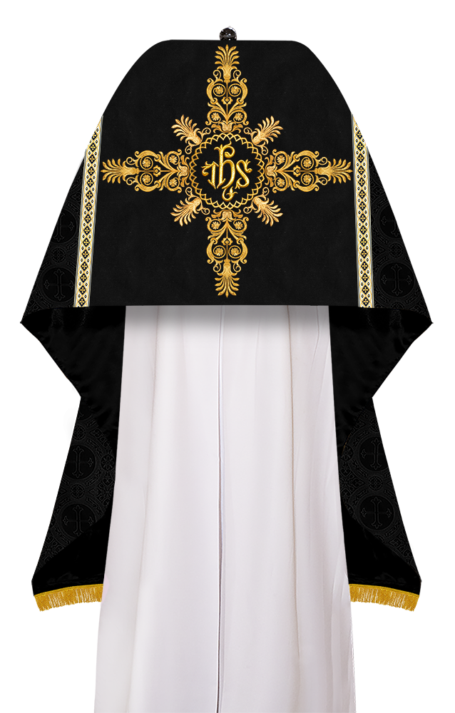 Humeral Veil Vestment with Embroidery and Spiritual Motif