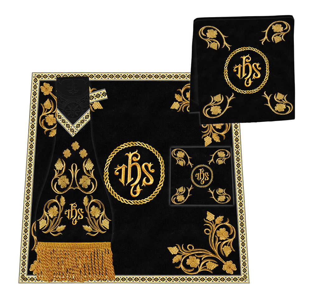 Borromean Chasuble Vestment With Grapes Embroidery and Trims