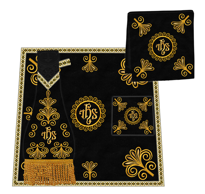 Gothic Cope Vestments With Spiritual Motif and Trims