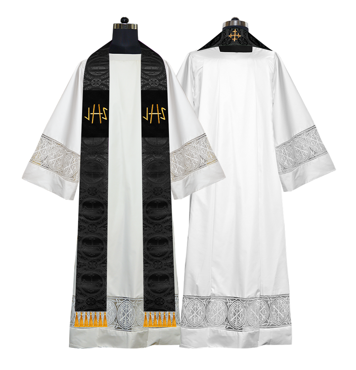 Embroidered Priest Stole with Motif