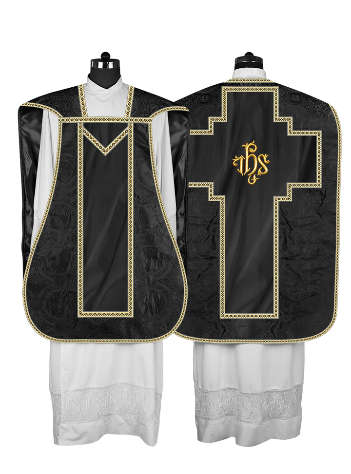 Roman chasuble with Motif and Trims