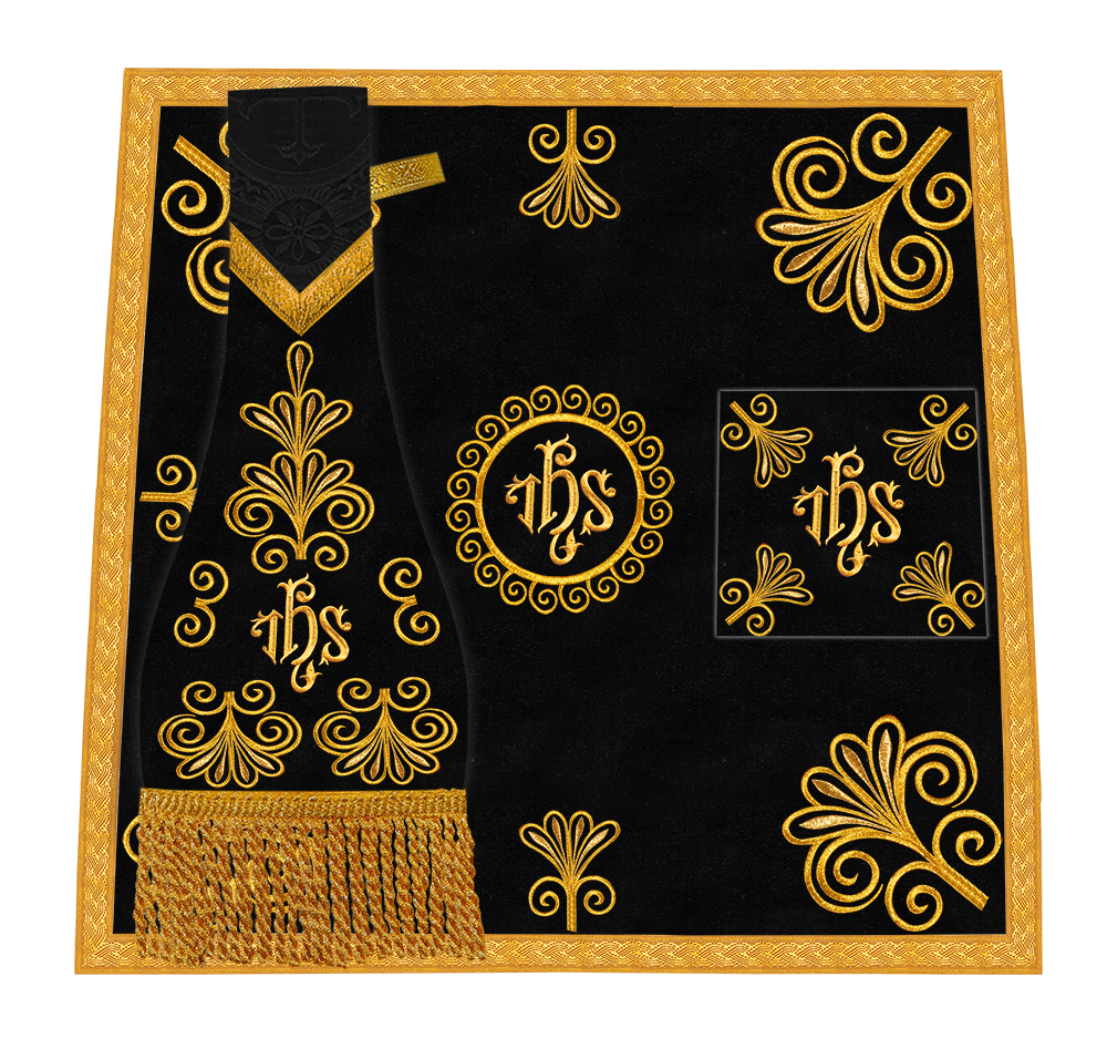 Gothic Chasuble with Ornate Embroidery