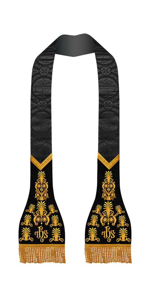 Roman Stole with embroidered motif