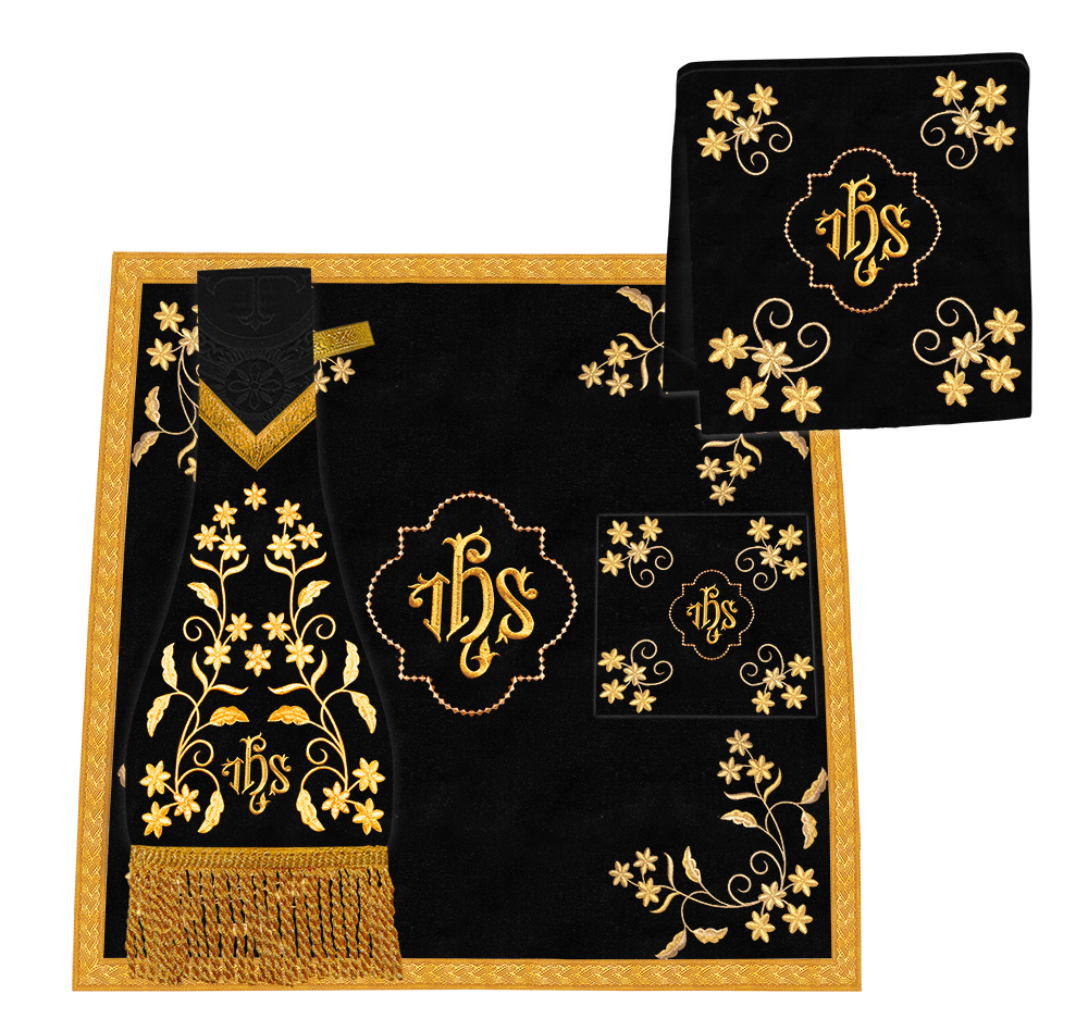 Gothic Chasuble with Floral Embroidery