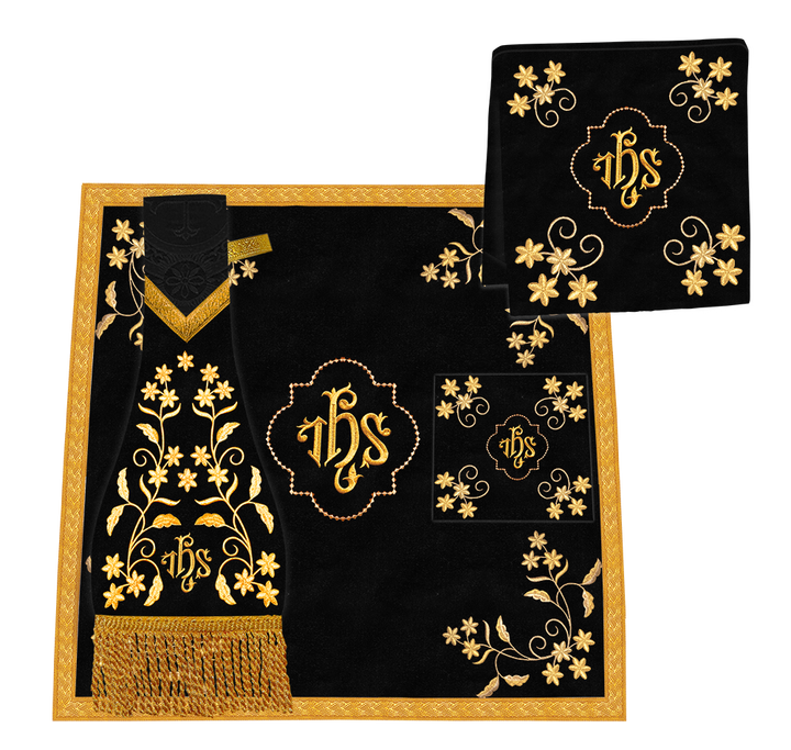 Gothic Chasuble with Floral Embroidery