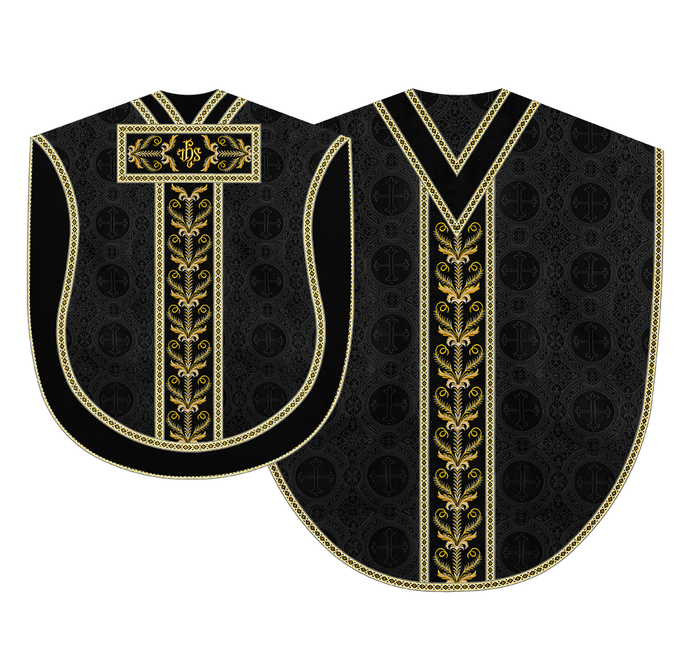 Borromean Chasuble Vestment With Liturgical Trims