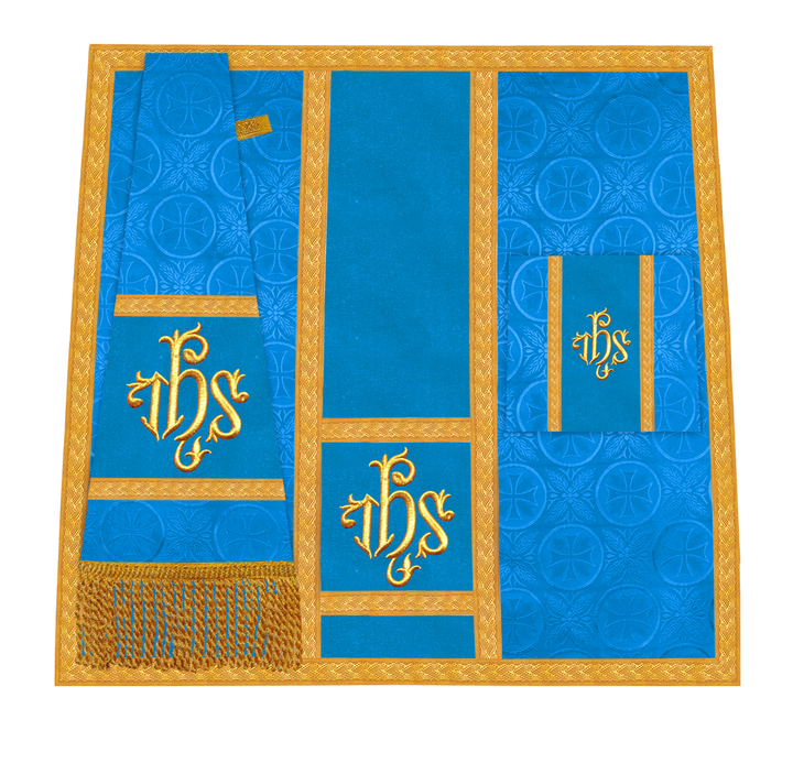 Handcrafted Altar Mass Set with Embroidered Motif