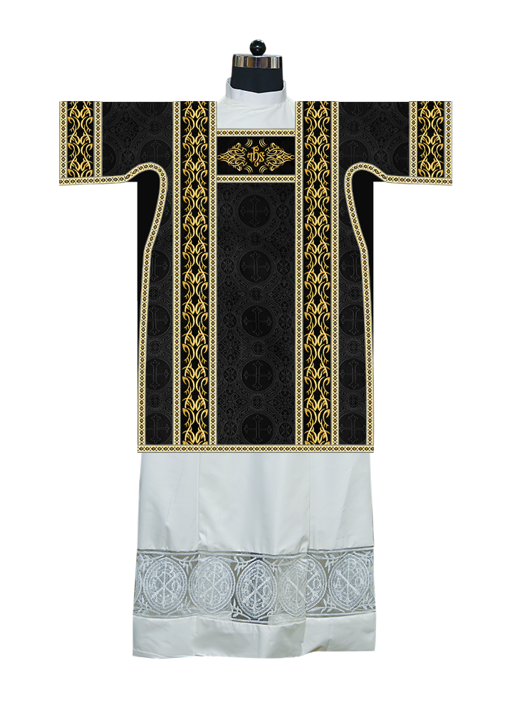 Tunicle Vestment with Embroidered Trims