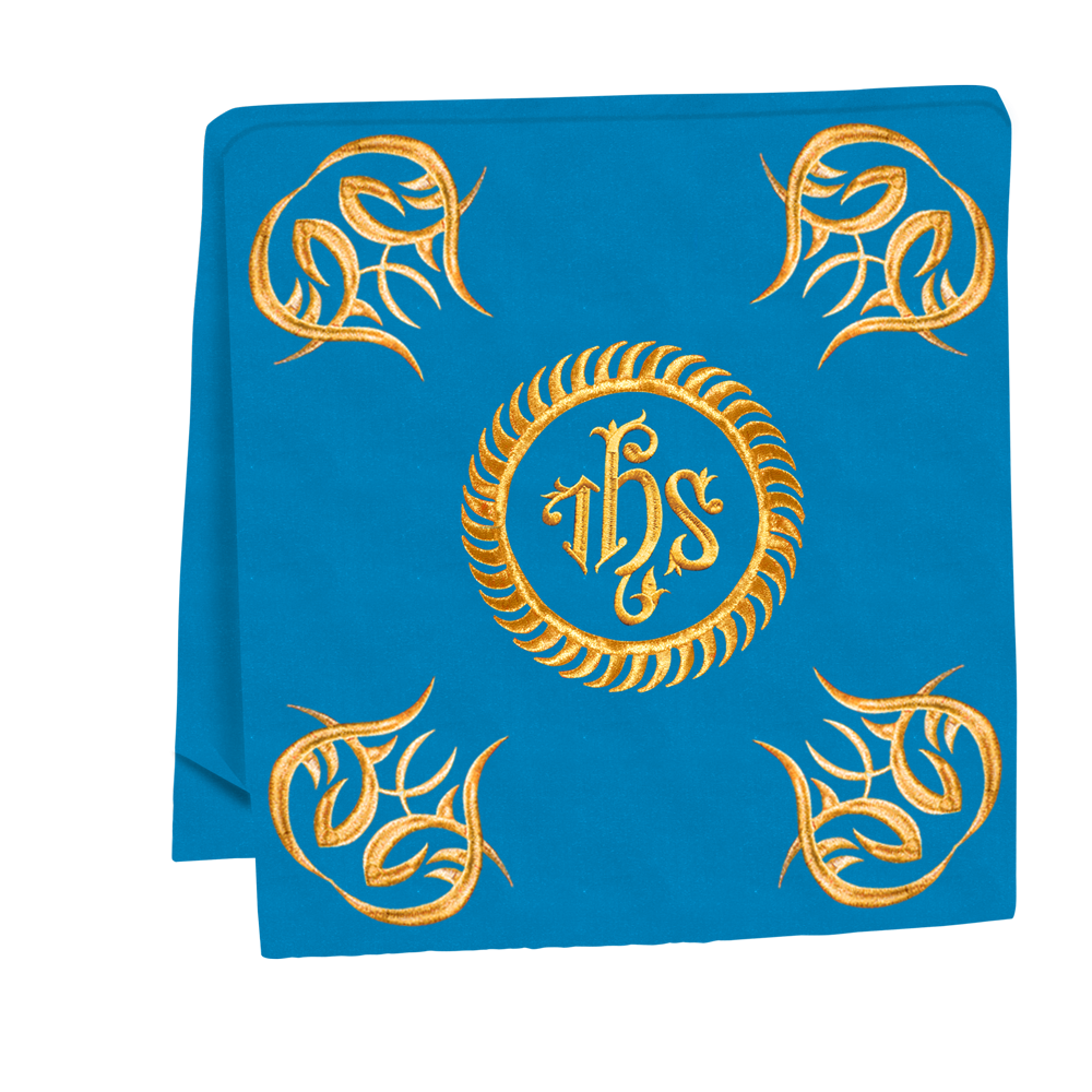 Liturgical Altar Table Cloth with Elegant Embroidery Trims