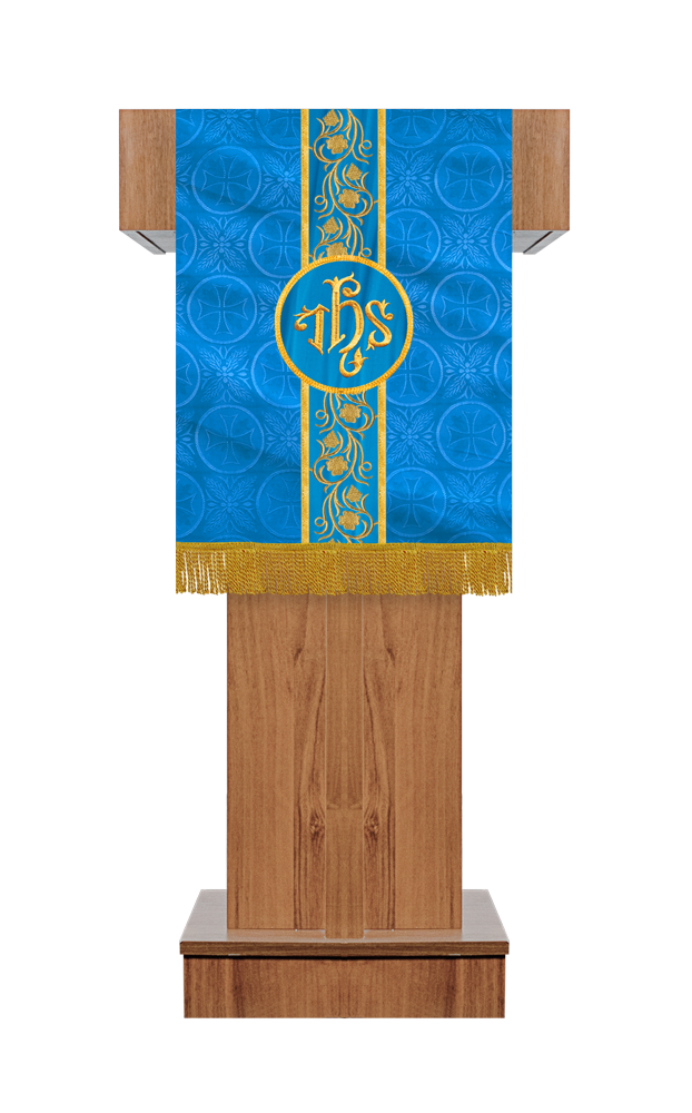 Liturgical Pulpit Hanging with Grapes Design and Motif