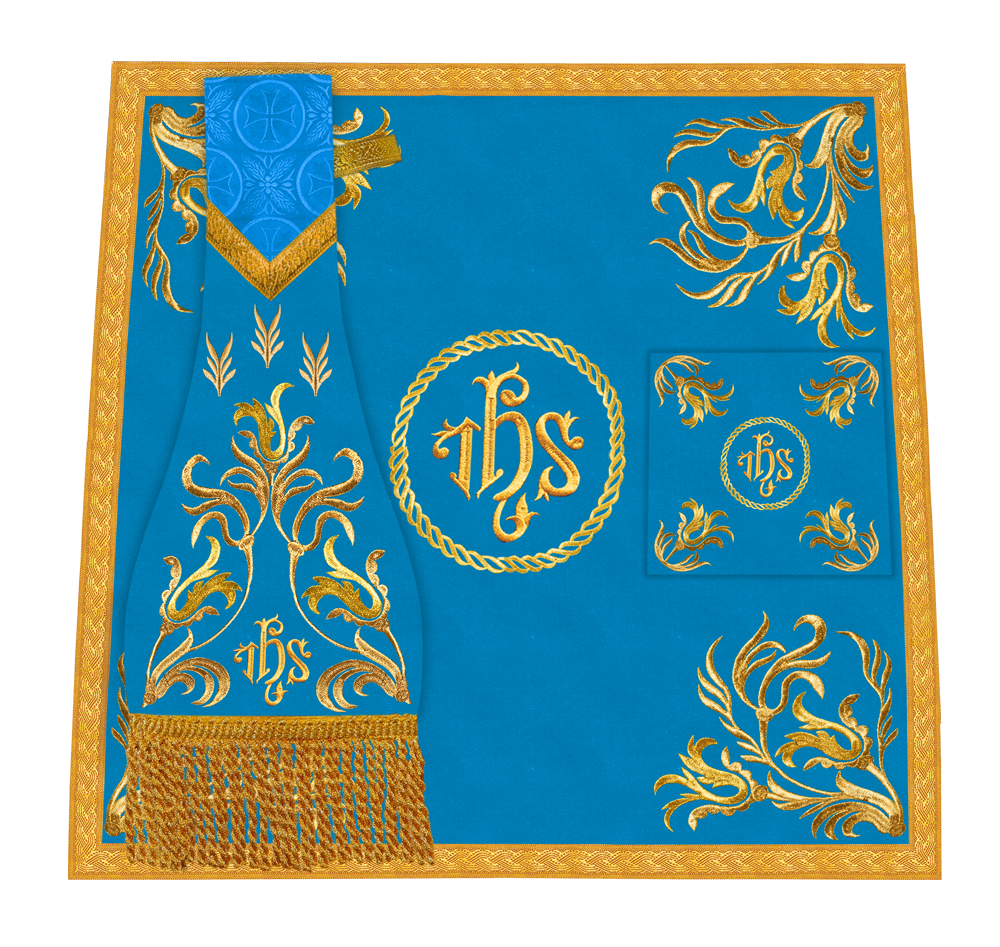 Liturgical Mass Set with Embroidered Details