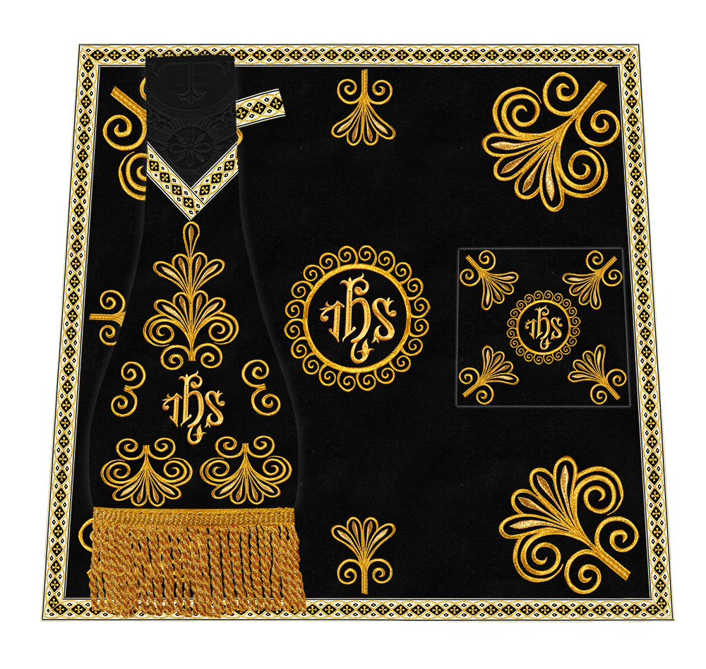 Ornate Embroidery Mass set with Motif