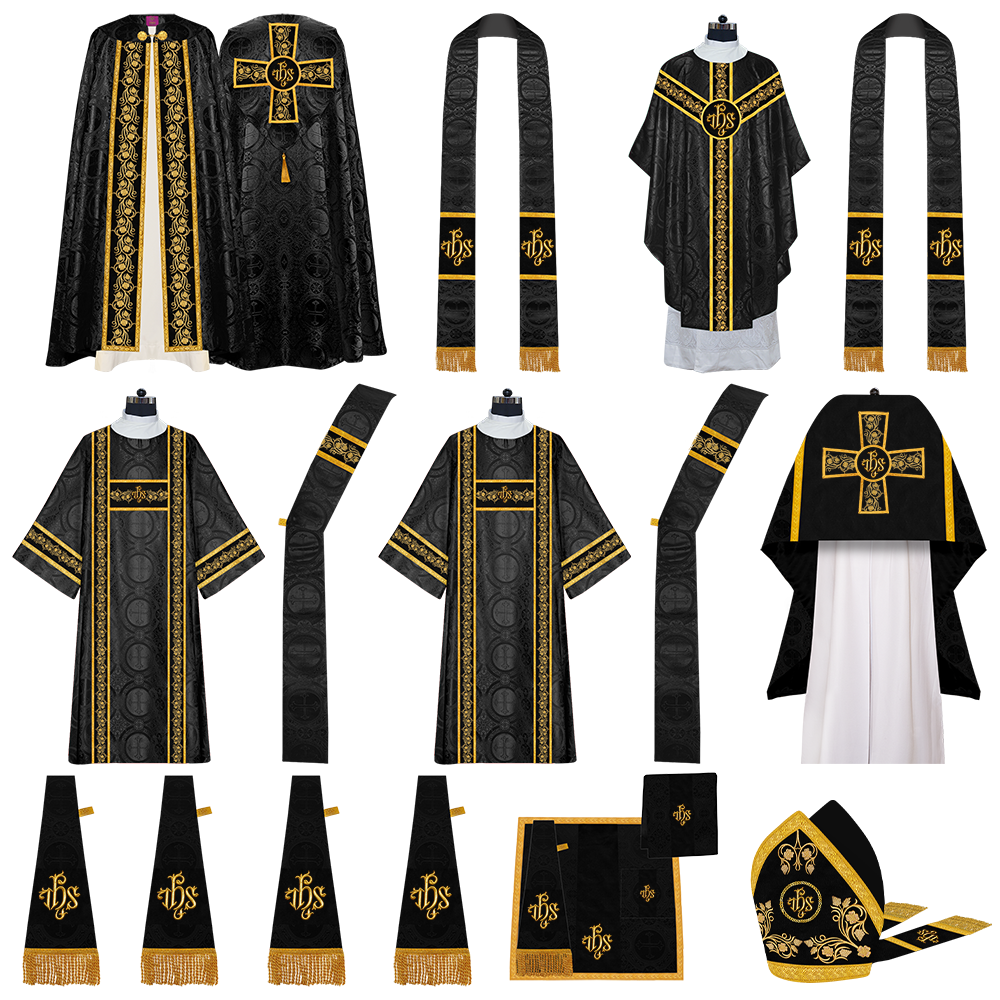 Gothic Highline Mass Set with Grapes Design