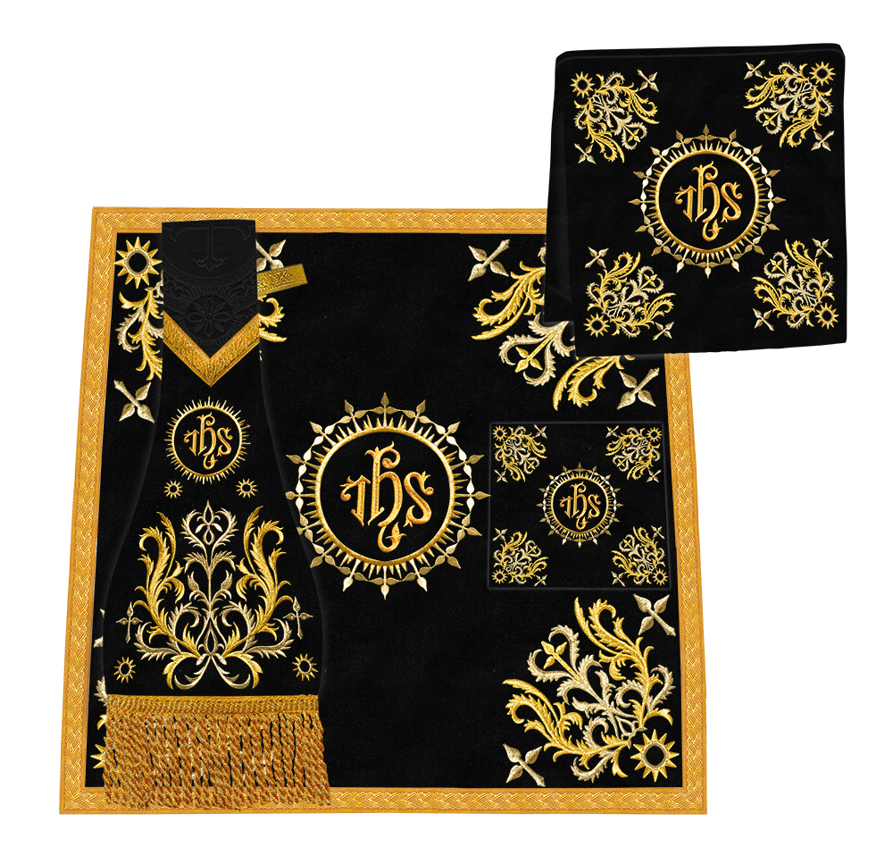 Gothic Style Chasuble with Embroidered Lace