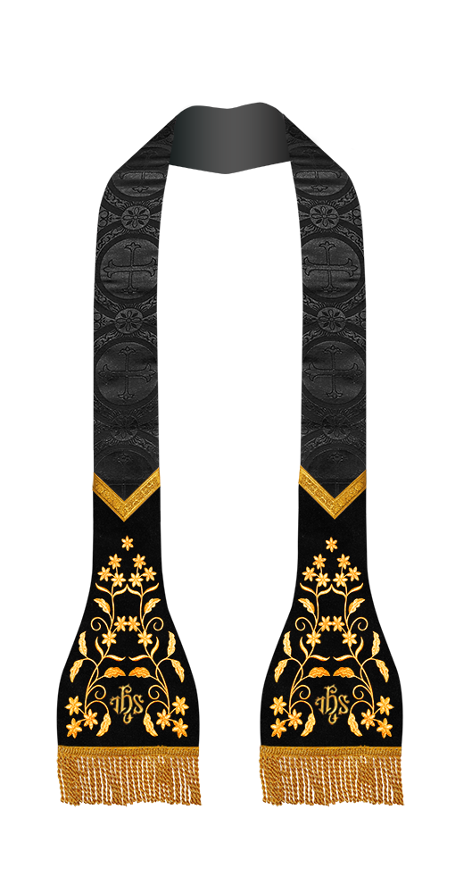 Roman Stole with Floral design