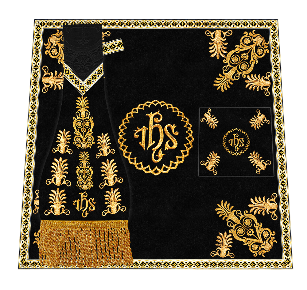 Embroidered Motif and Trims Mass set