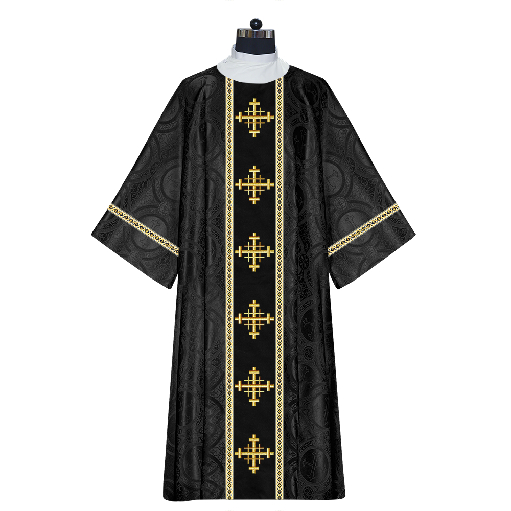 Dalmatics With Ornated Spiritual Cross and Trims