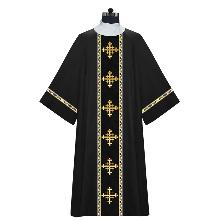 Dalmatics With Ornated Spiritual Cross and Trims