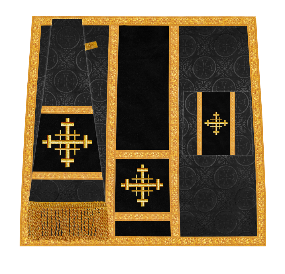 Handcrafted Altar Mass Set with Embroidered Motif