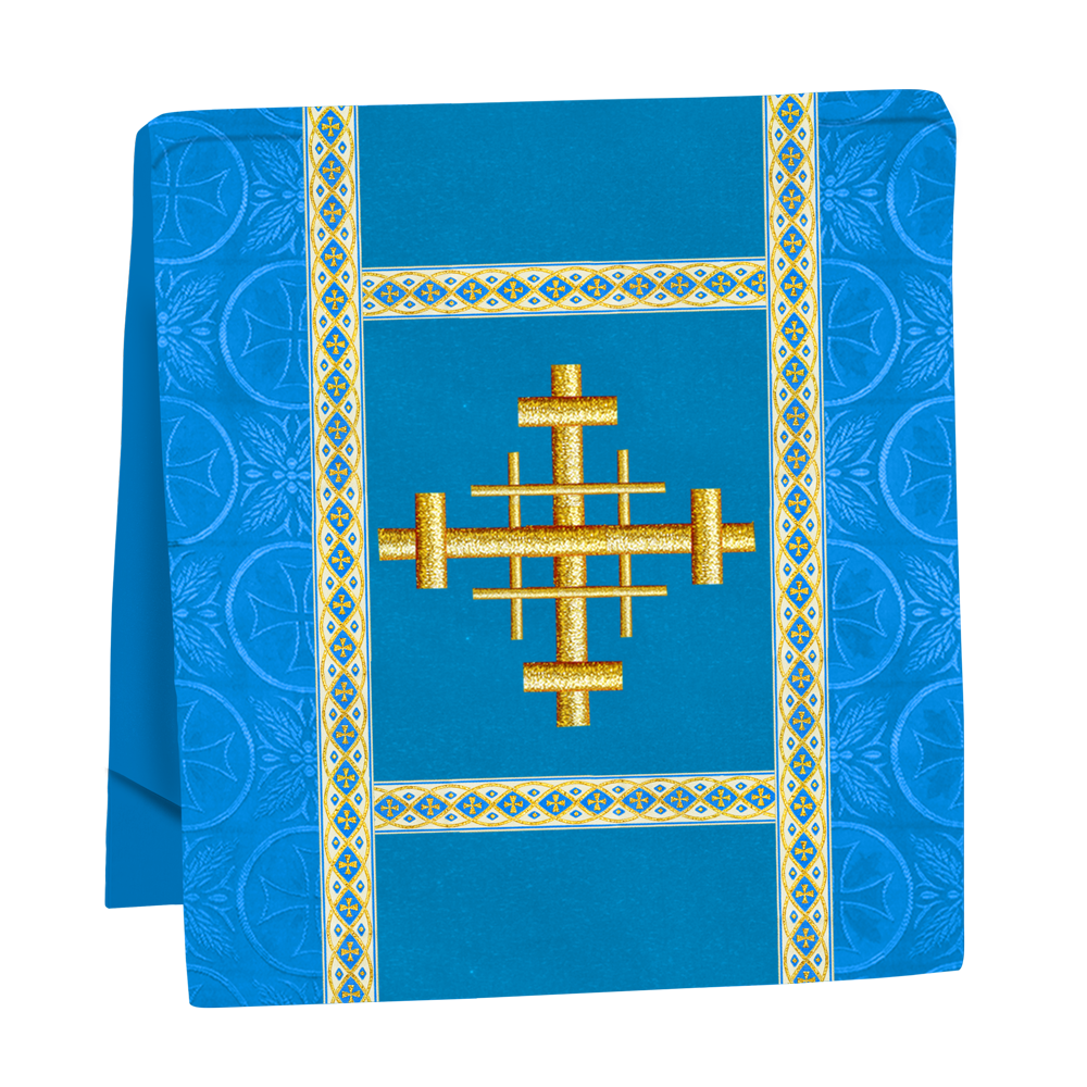 Traditional Altar Mass Set with  Embroidered Motifs