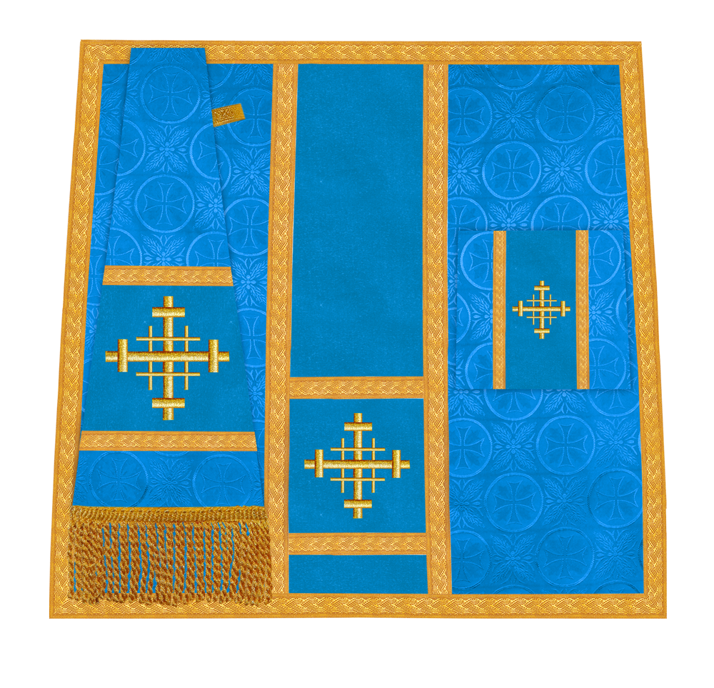 Handcrafted Altar Mass Set with Embroidered Motif