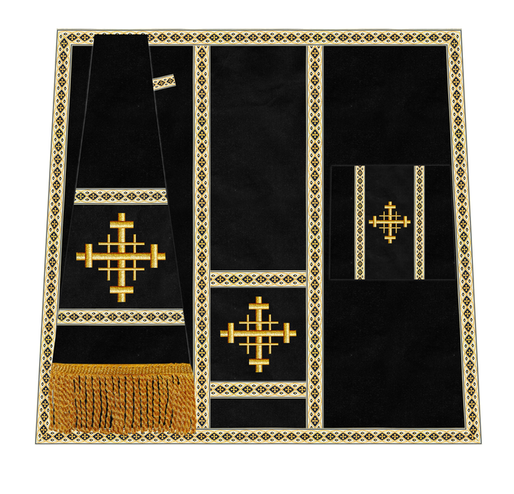 Liturgical Mass set with Cross