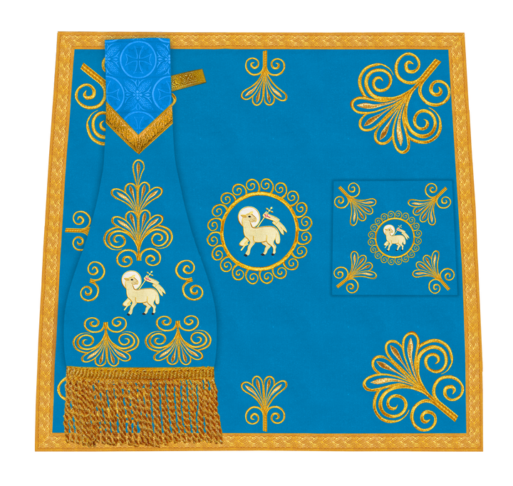 Church Mass Set with Elegant Liturgical Embroidery