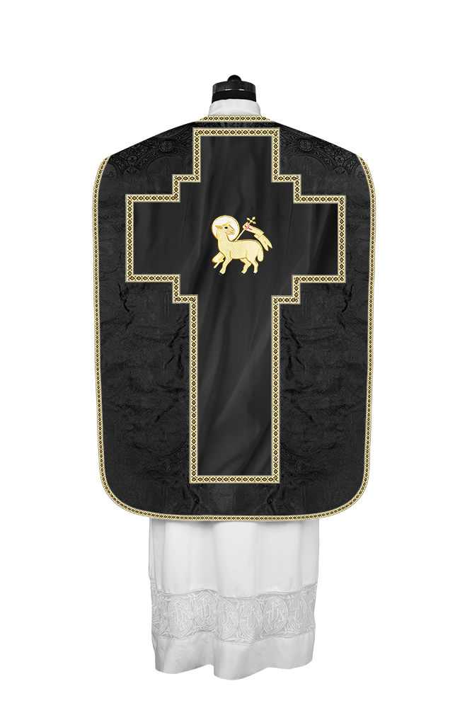 Roman chasuble with Motif and Trims