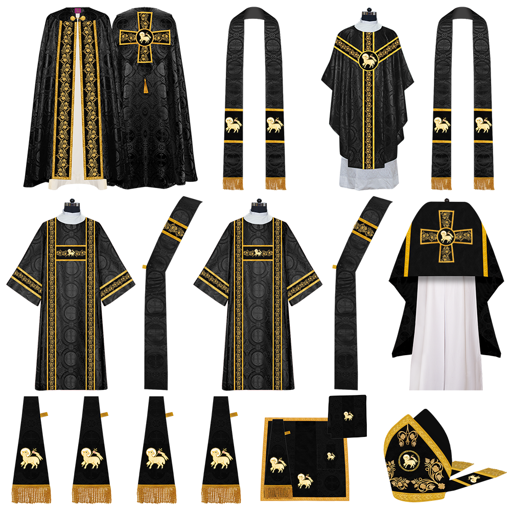 Gothic Highline Mass Set with Grapes Design