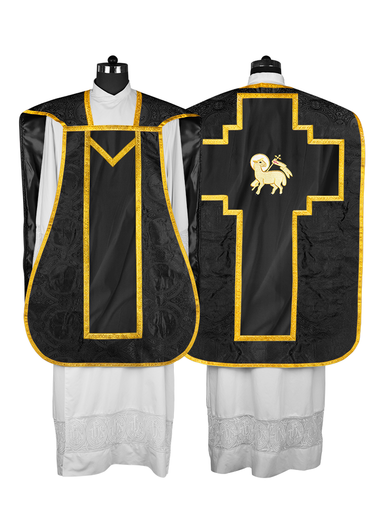 Fiddleback with spiritual motif