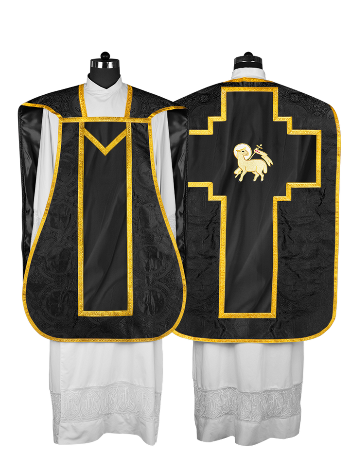 Fiddleback with spiritual motif