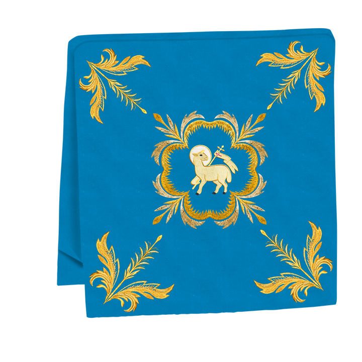 Handcrafted Church Altar Cloth with Detailed Embroidered Trims