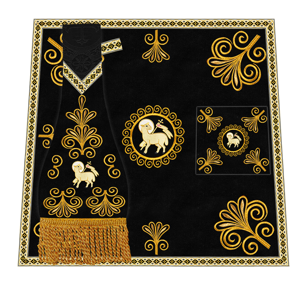 Ornate Embroidery Mass set with Motif