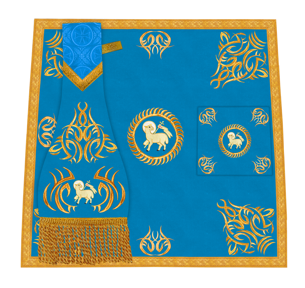 Altar Mass Set adorned with Spiritual embroidery