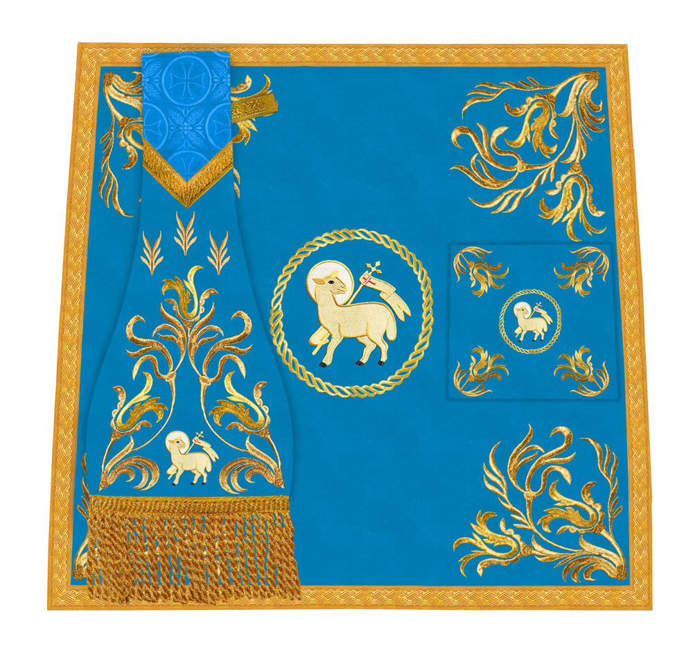 Liturgical Mass Set with Embroidered Details