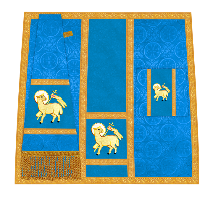 Handcrafted Altar Mass Set with Embroidered Motif