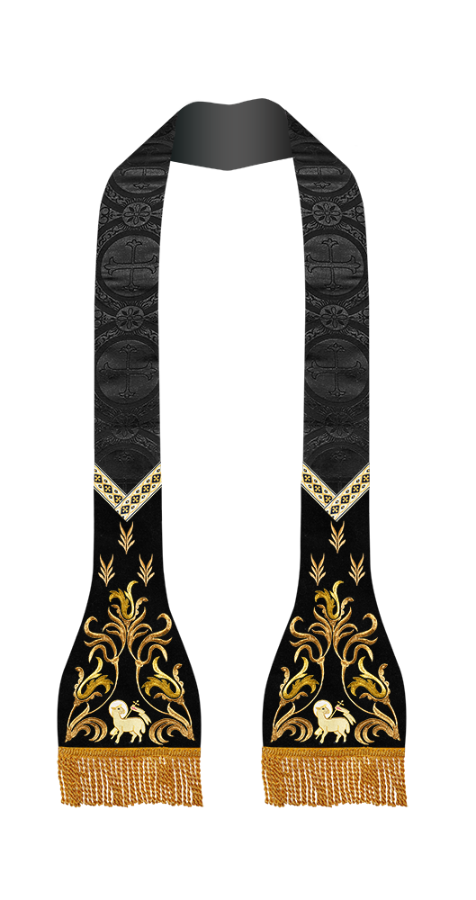 Roman Catholic Stole with Spiritual motif