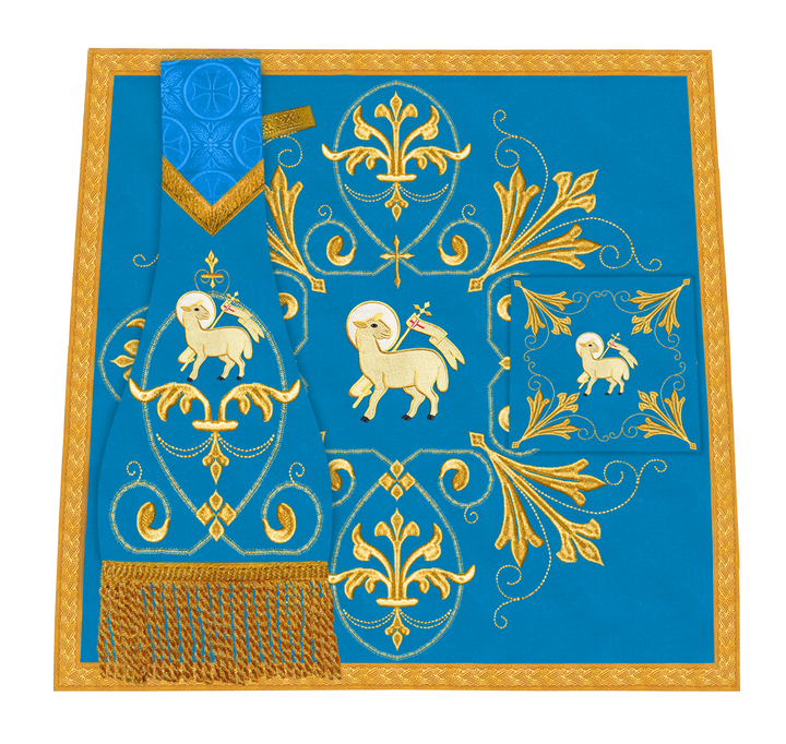 Exquisite Altar Cloth with Intricate Embroidery