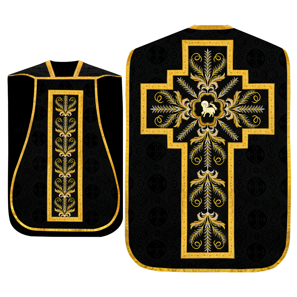 Roman Chasuble with liturgical motifs