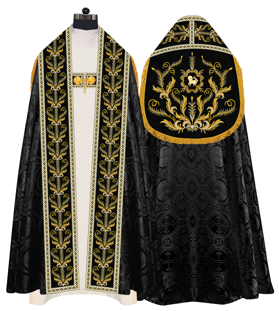 Traditional Embroidered Roman Cope Vestment