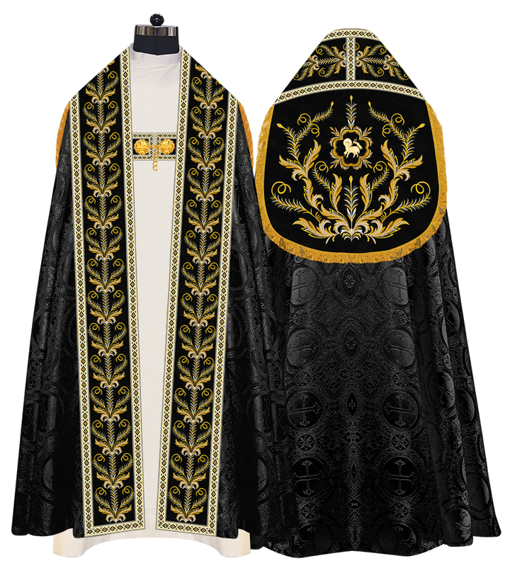 Traditional Embroidered Roman Cope Vestment