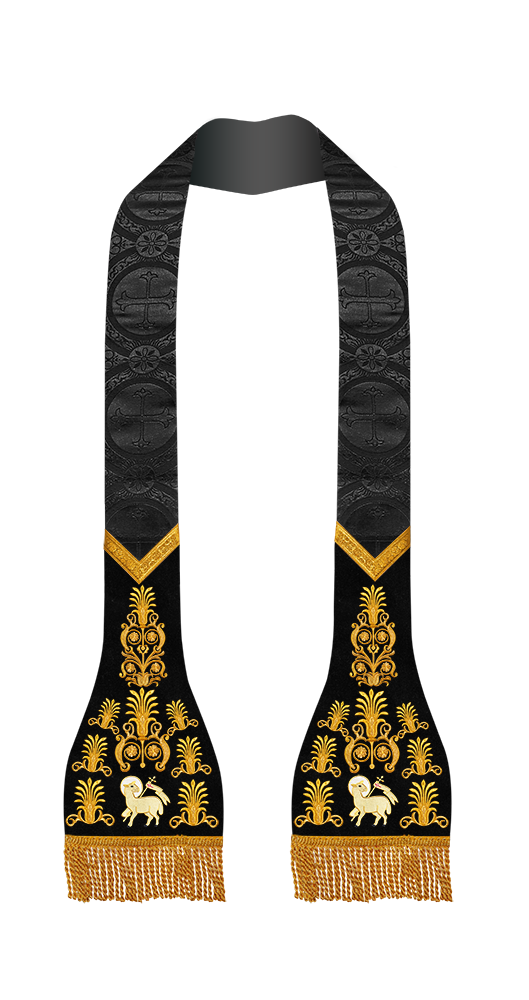 Roman Stole with embroidered motif