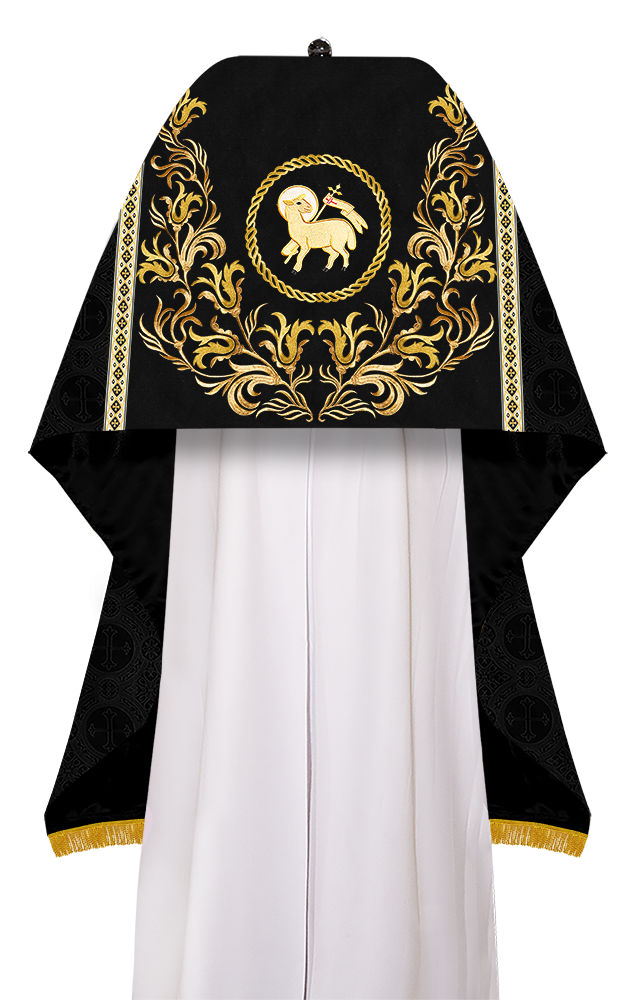 Humeral Veil Vestment with Embroidery Motif