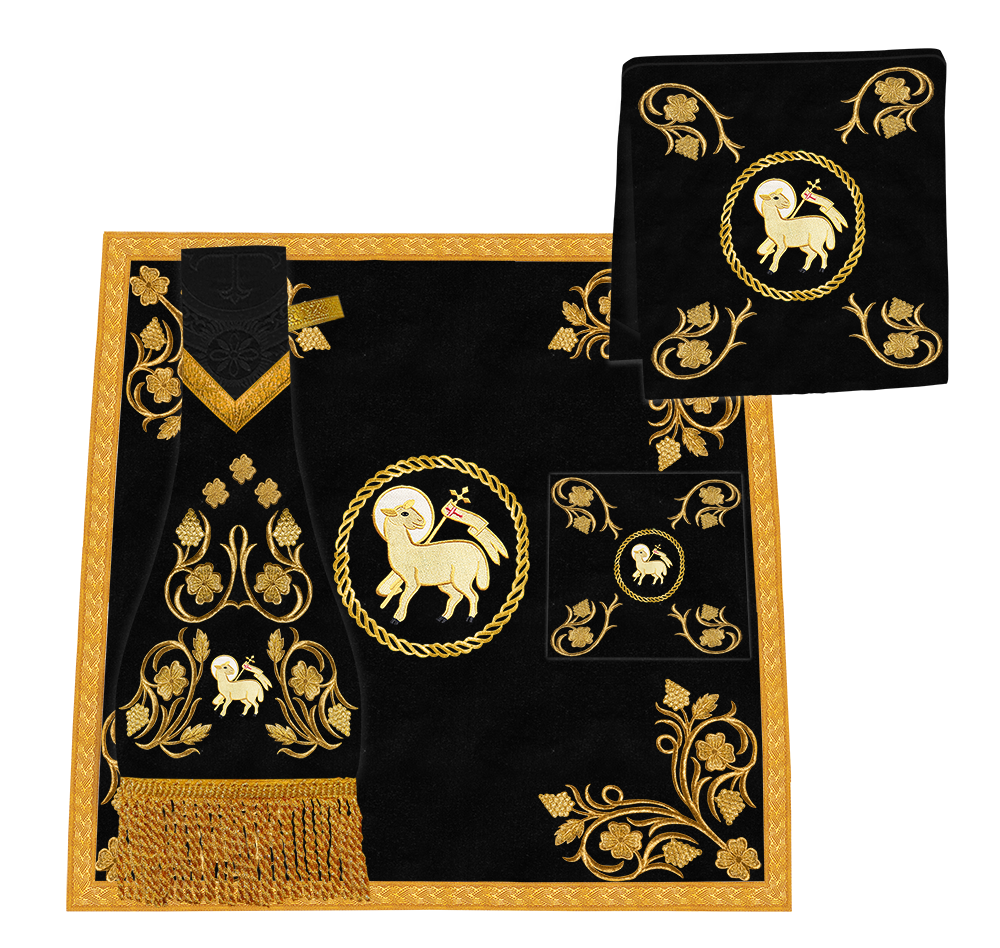 Gothic Cope Vestment with Ornate Embroidery